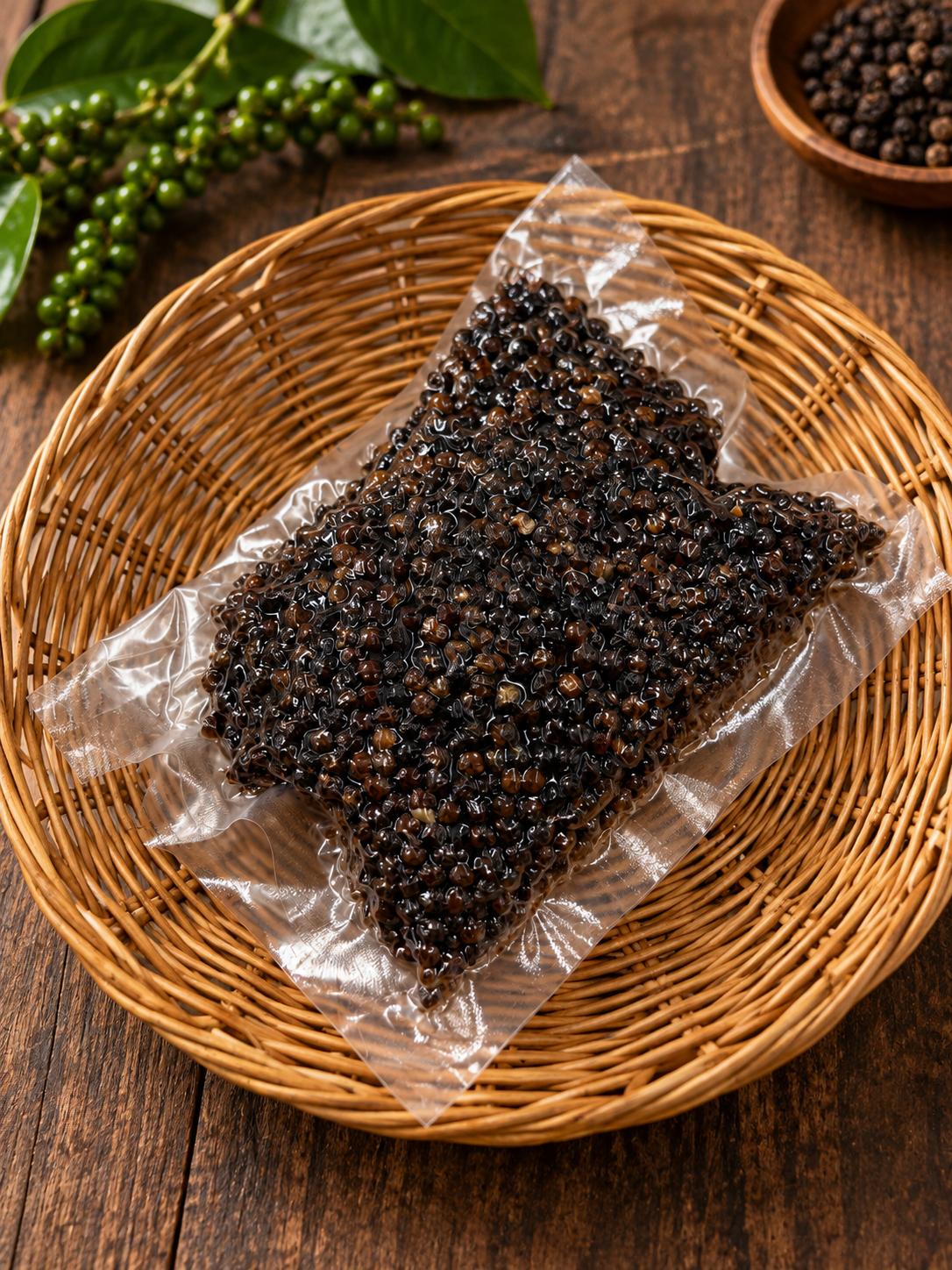 塩漬け生胡椒 (Salt Preserved Fresh Pepper)