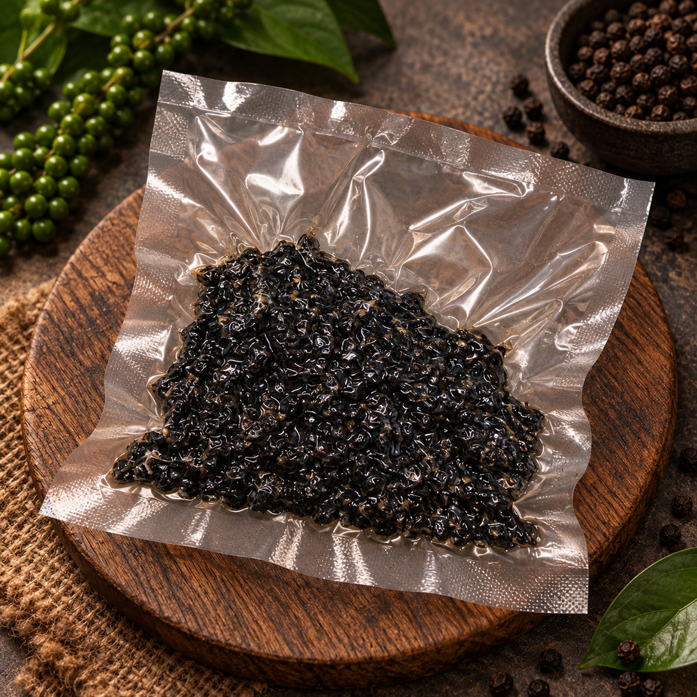 塩漬け生胡椒 (Salt Preserved Fresh Pepper)