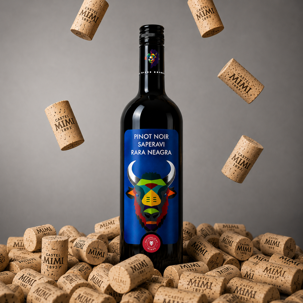 アニマルシリーズ ピノノワール・サペラヴィ・ララネアグラ 2020（Animal Series Pinot Noir, Saperavi, Rara Neagra）